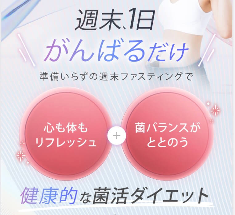 週末1日だけで健康的な菌活RESET BOX(リセットボックス)