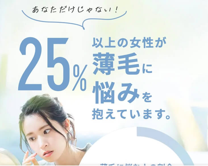 デジタルクリニックグループは女性薄毛治療に完全対応で安心・安全