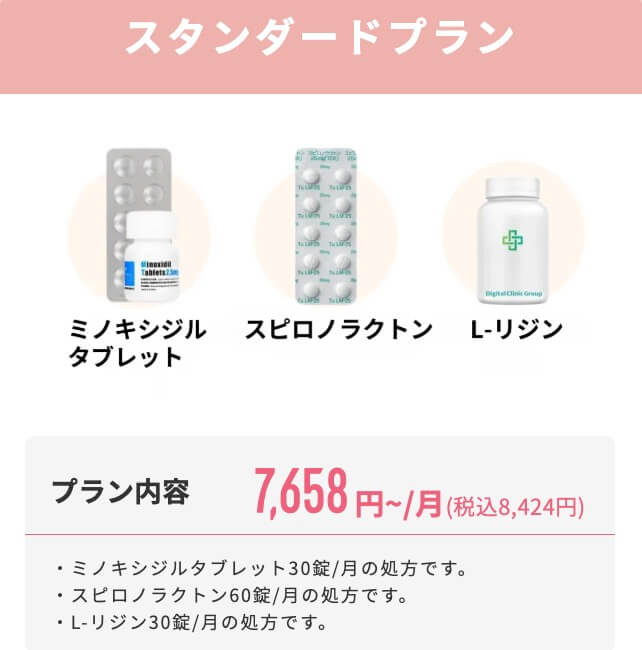 発毛スタンダードプラン｜デジタルクリニックグループの女性薄毛治療